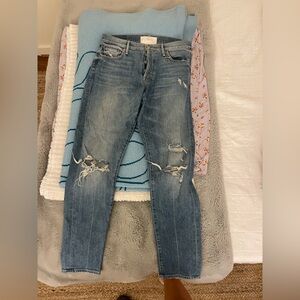 MOTHER denim straight jeans. Size 28!